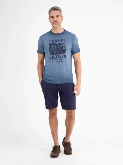 LERROS Herren T-Shirt in blau