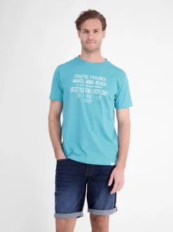 LERROS Herren T-Shirt in blau