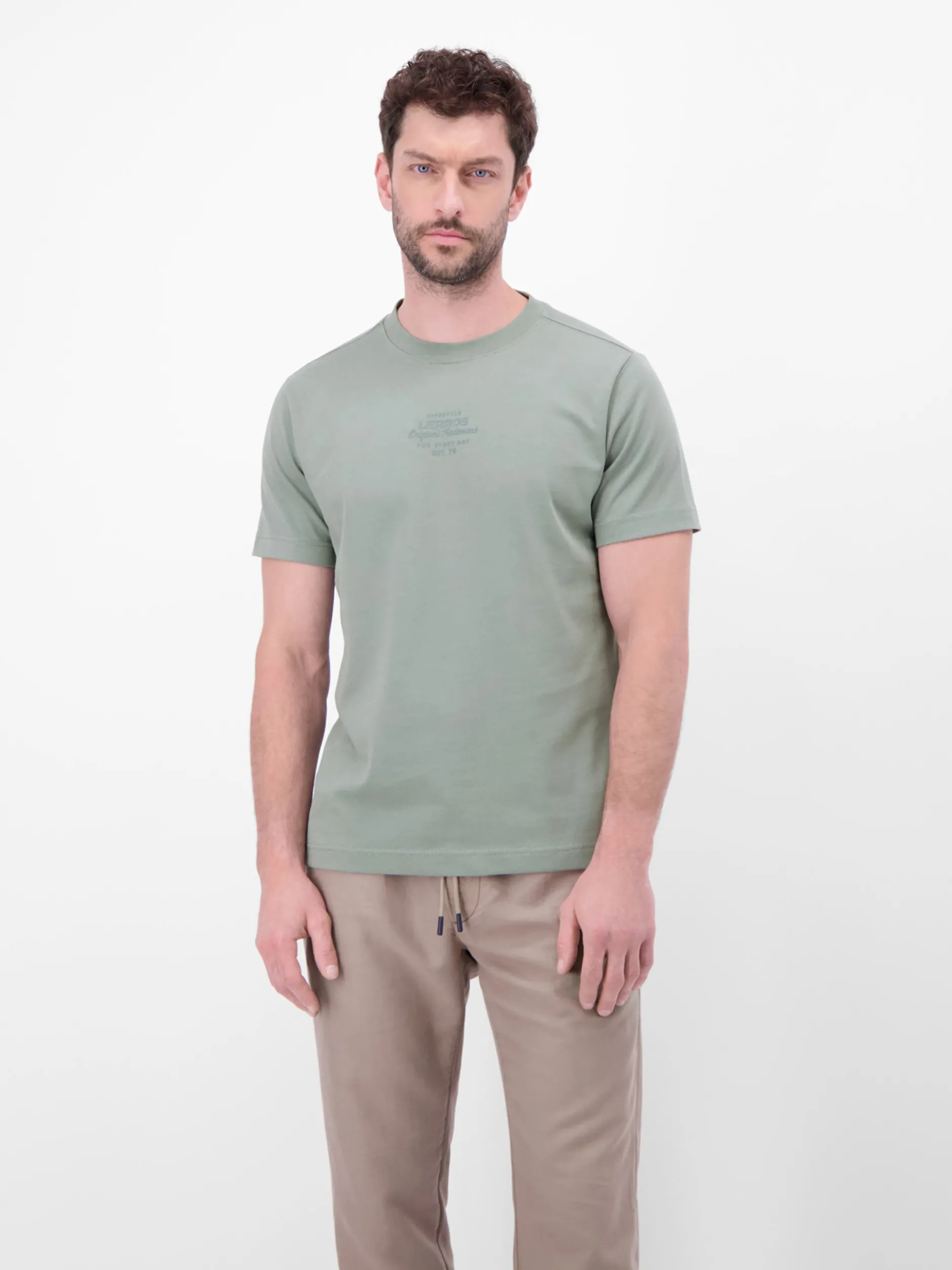LERROS Herren T-Shirt in grau