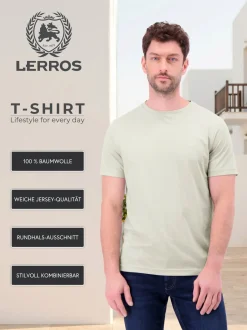 LERROS Herren T-Shirt in grau
