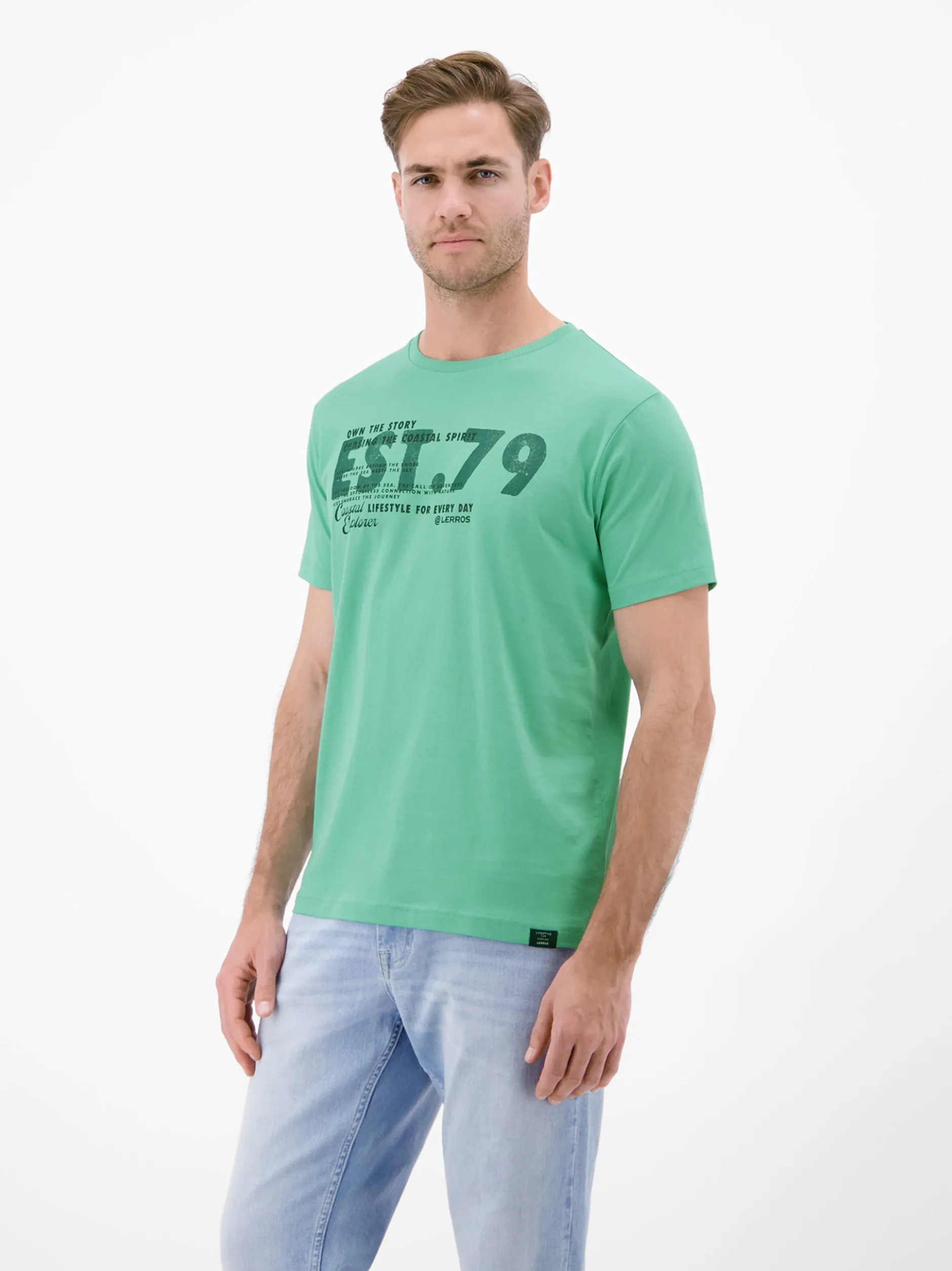 LERROS Herren T-Shirt in grün