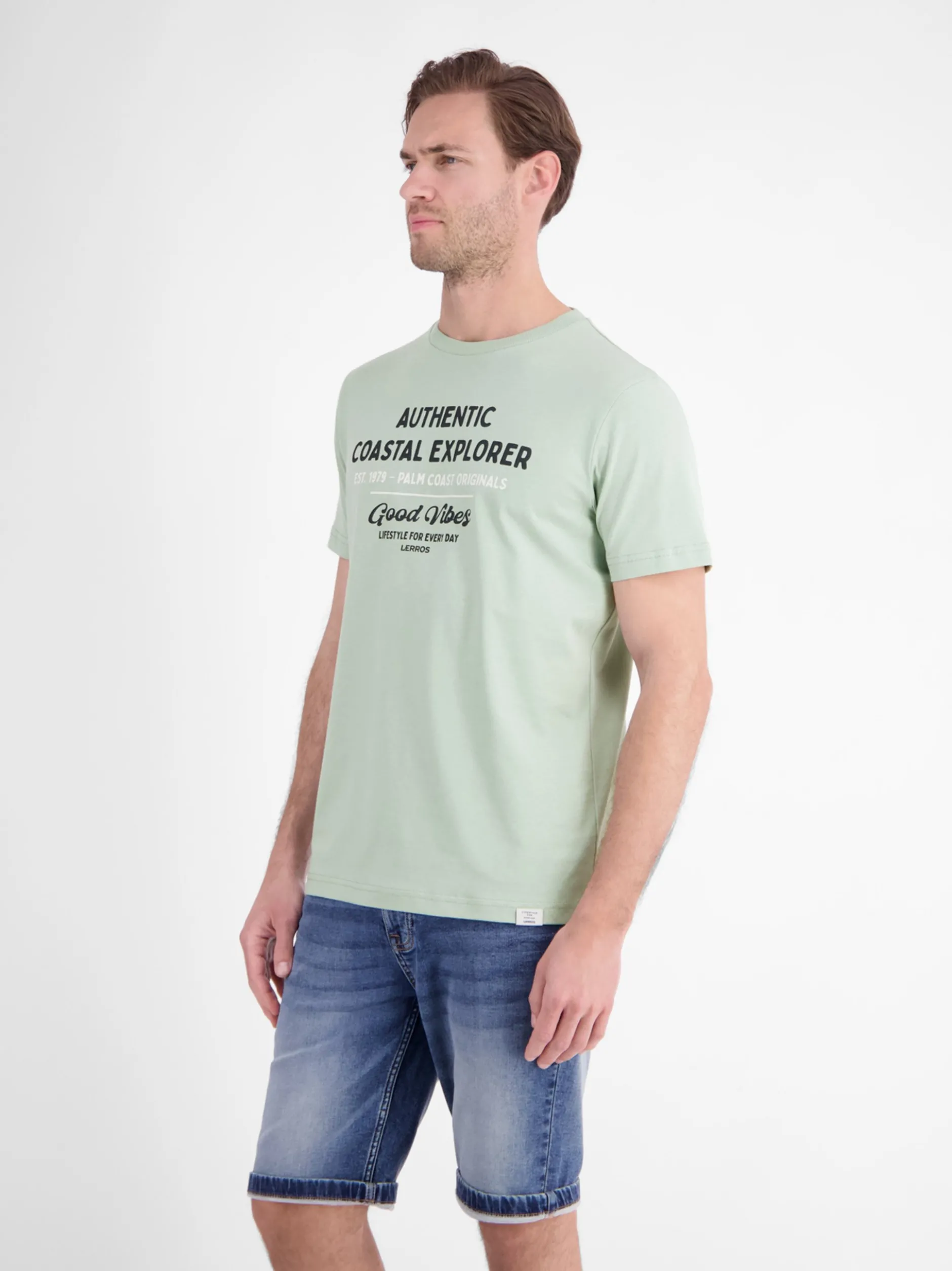 LERROS Herren T-Shirt in grün