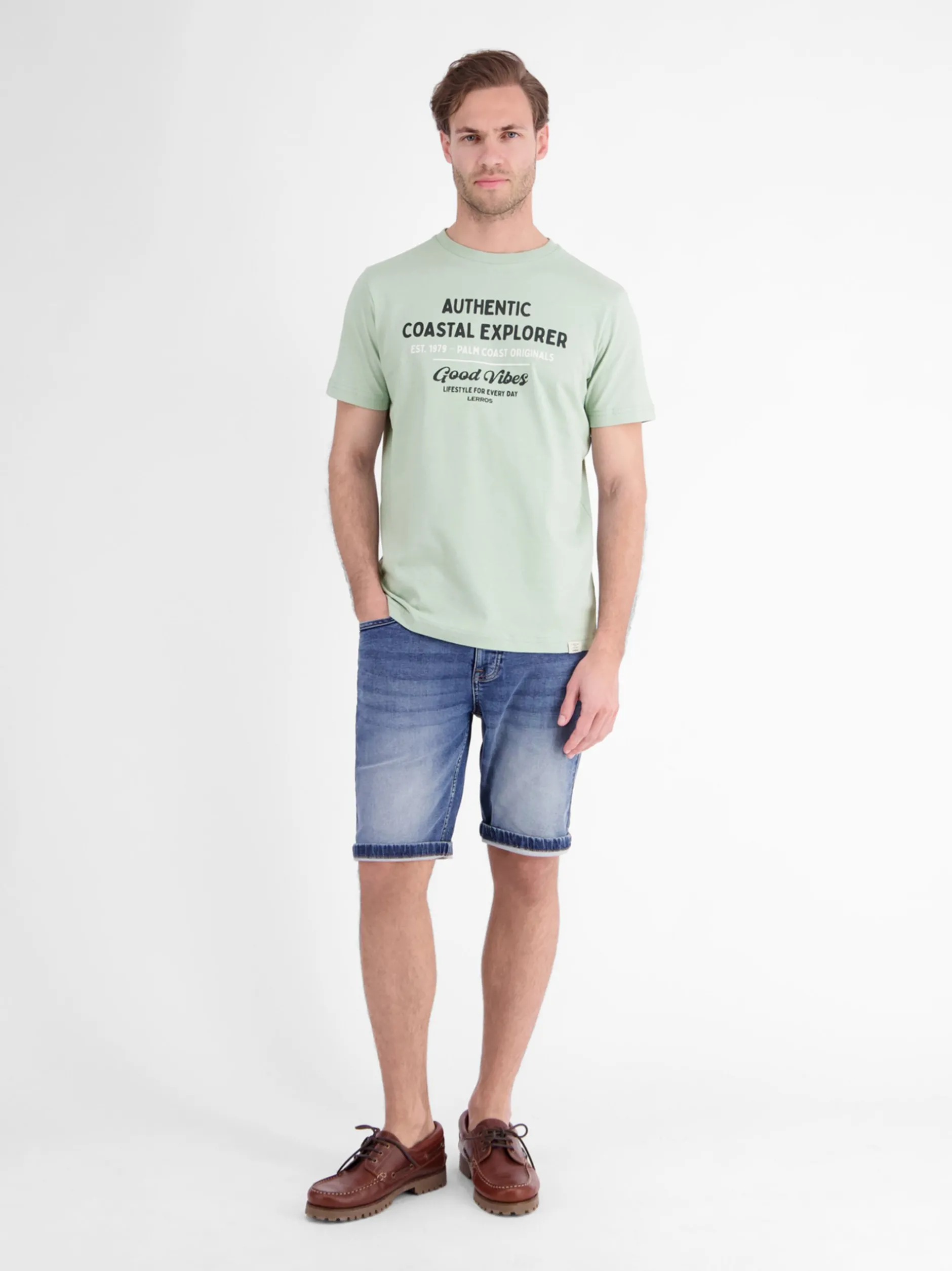 LERROS Herren T-Shirt in grün
