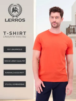 LERROS Herren T-Shirt in rot