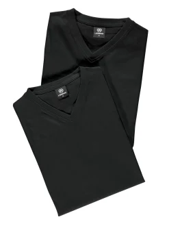 LERROS Herren T-Shirt in schwarz