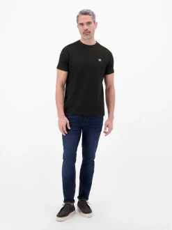LERROS Herren T-Shirt in schwarz