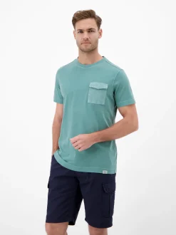 LERROS Herren T-Shirt in türkis