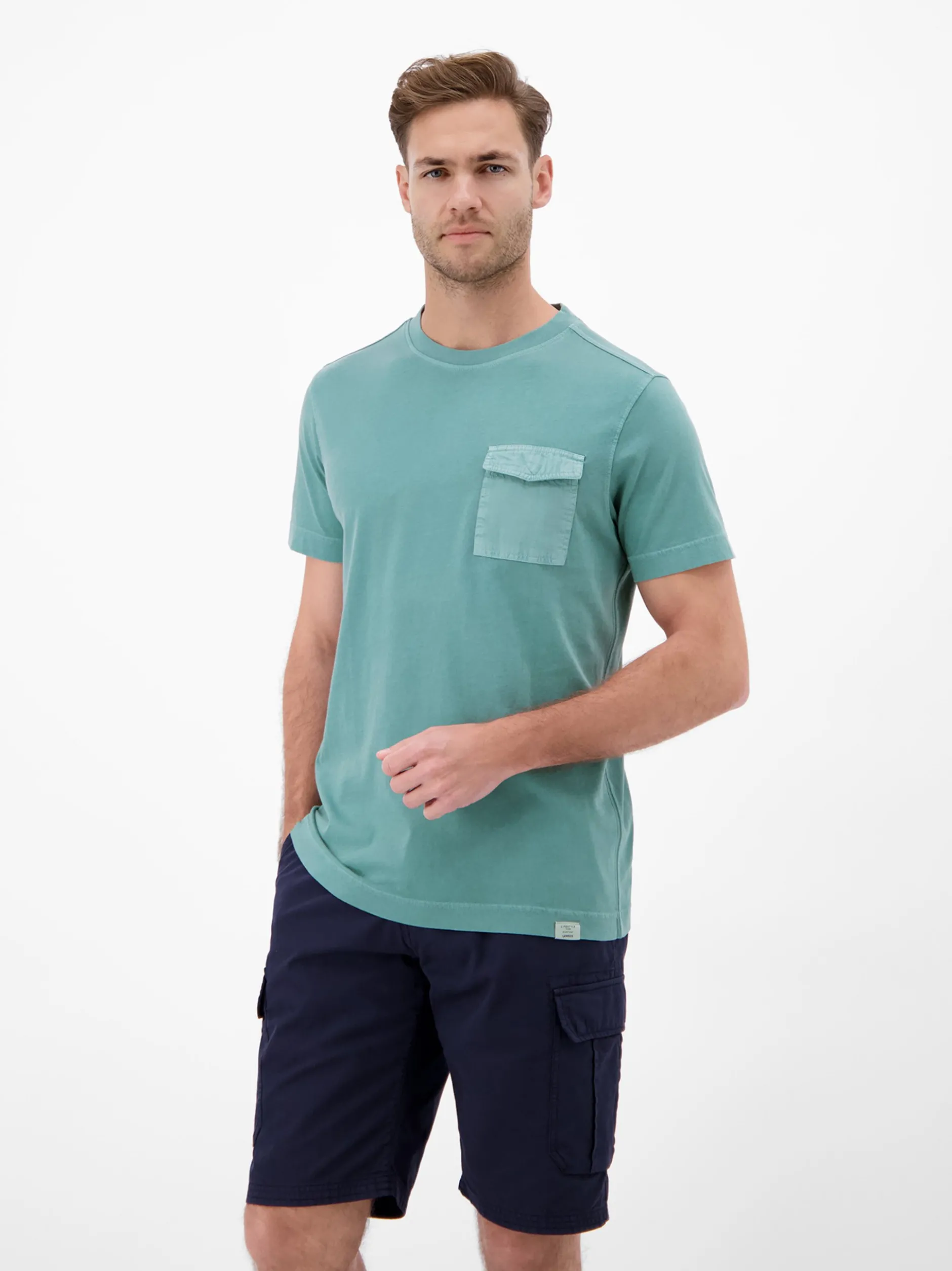 LERROS Herren T-Shirt in türkis