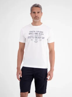 LERROS Herren T-Shirt in weiß