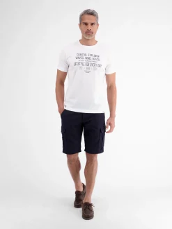 LERROS Herren T-Shirt in weiß