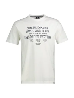LERROS Herren T-Shirt in weiß