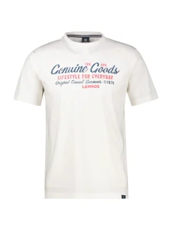 LERROS Herren T-Shirt in weiß