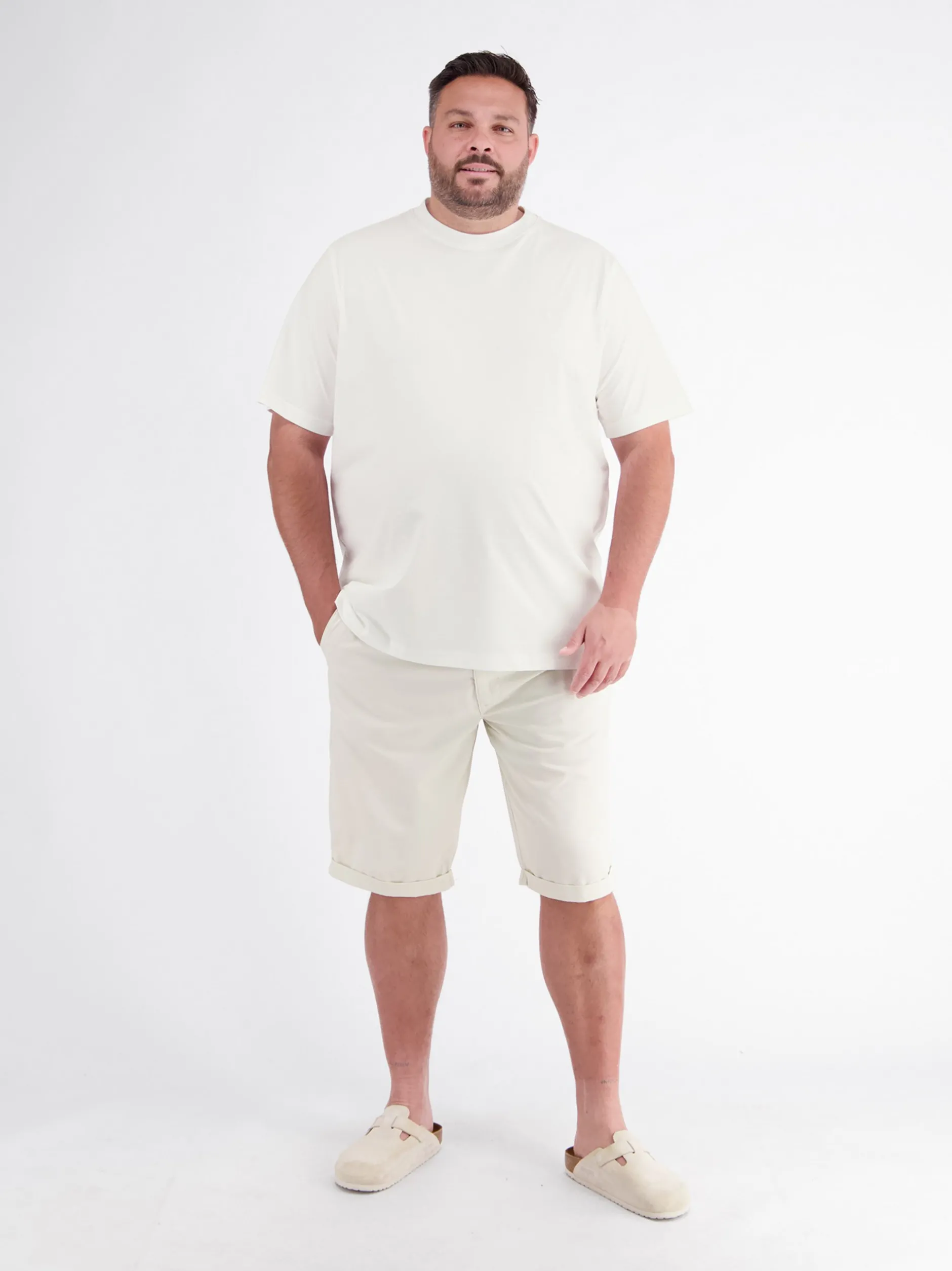 LERROS Herren T-Shirt in weiß