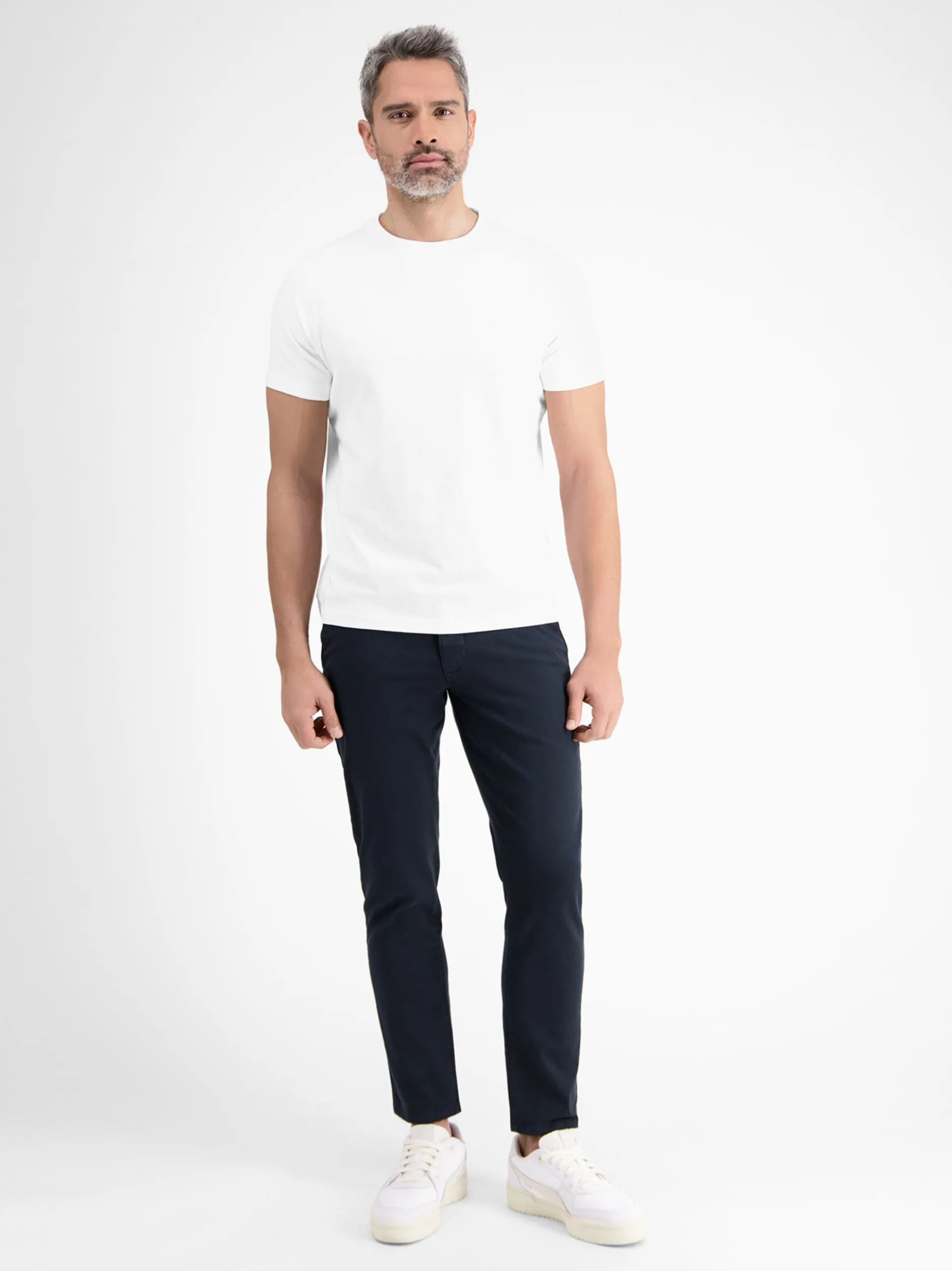 LERROS Herren T-Shirt in weiß