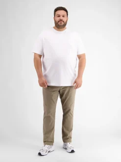 LERROS Herren T-Shirt in weiß