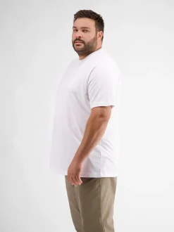 LERROS Herren T-Shirt in weiß