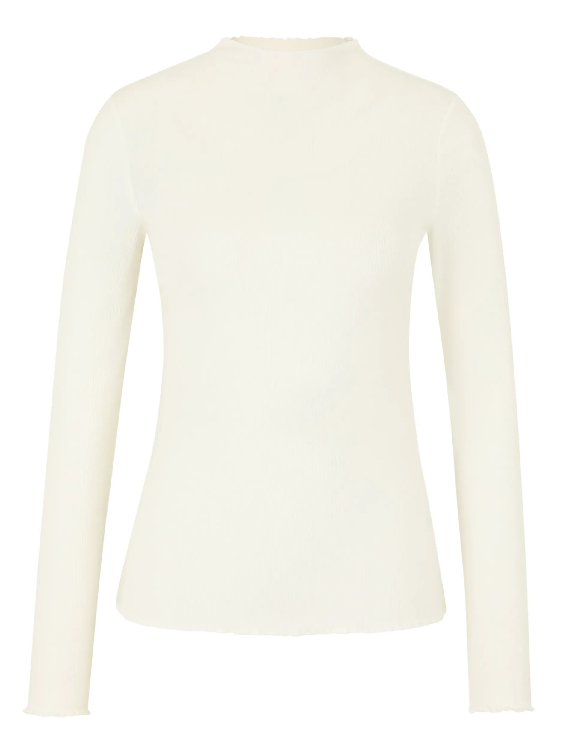 Les Lunes Damen Langarmshirt in weiß - Ärmel: langarm