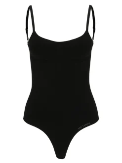 Les Lunes Damen Ärmelloser Body in schwarz