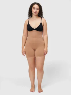 Les Lunes Damen Shapinghose in braun