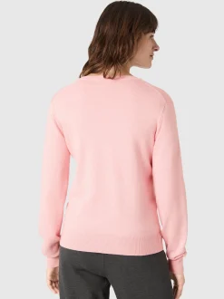 Les Lunes Damen Strickjacke in rosa - Ärmel: langarm