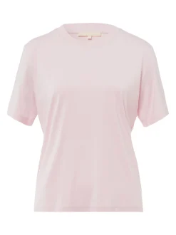 Les Lunes Damen T-Shirt in rosa - Ausschnitt: Rundhals