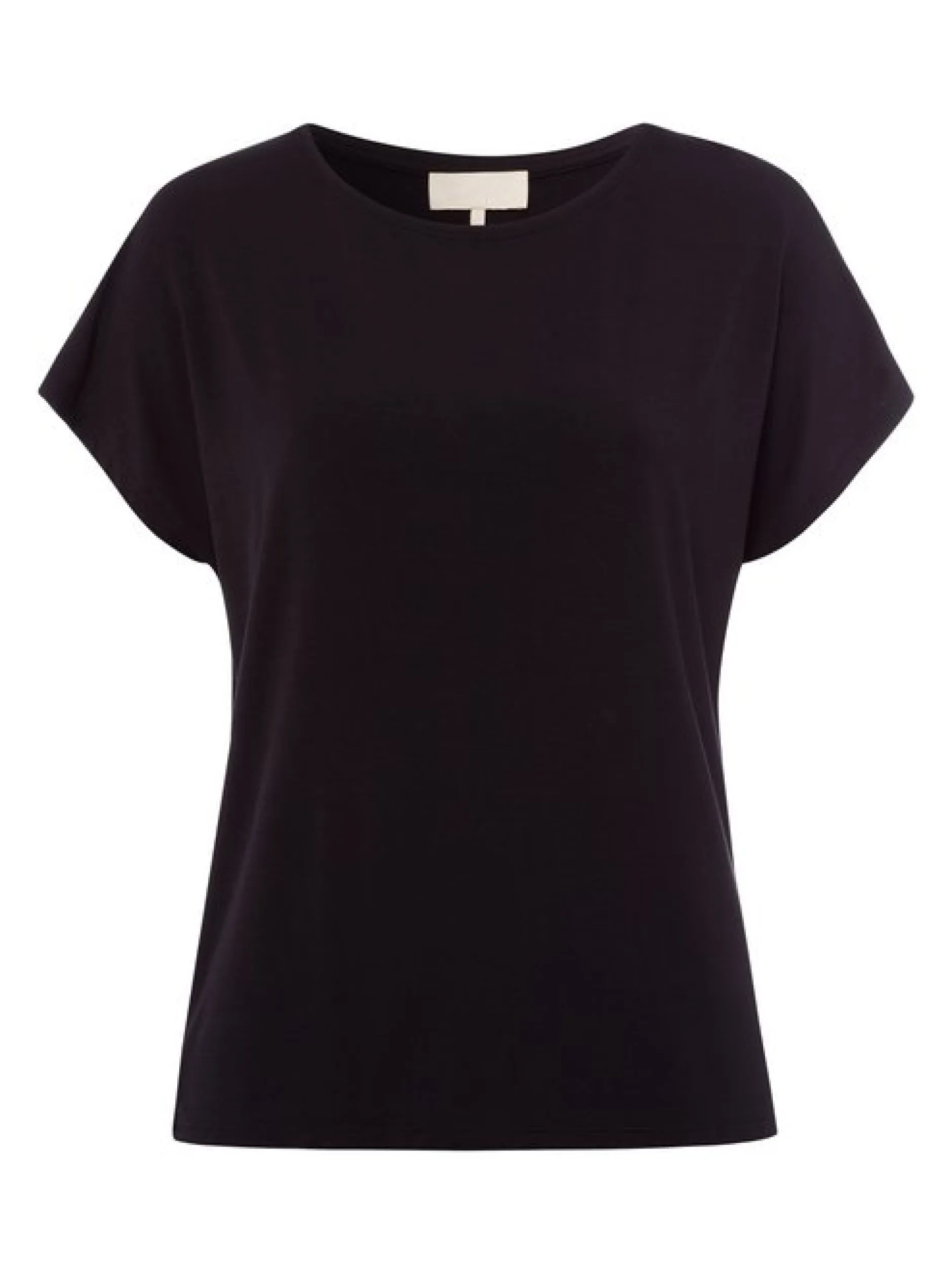 Les Lunes Damen T-Shirt in schwarz - Ärmel: ohne Arm