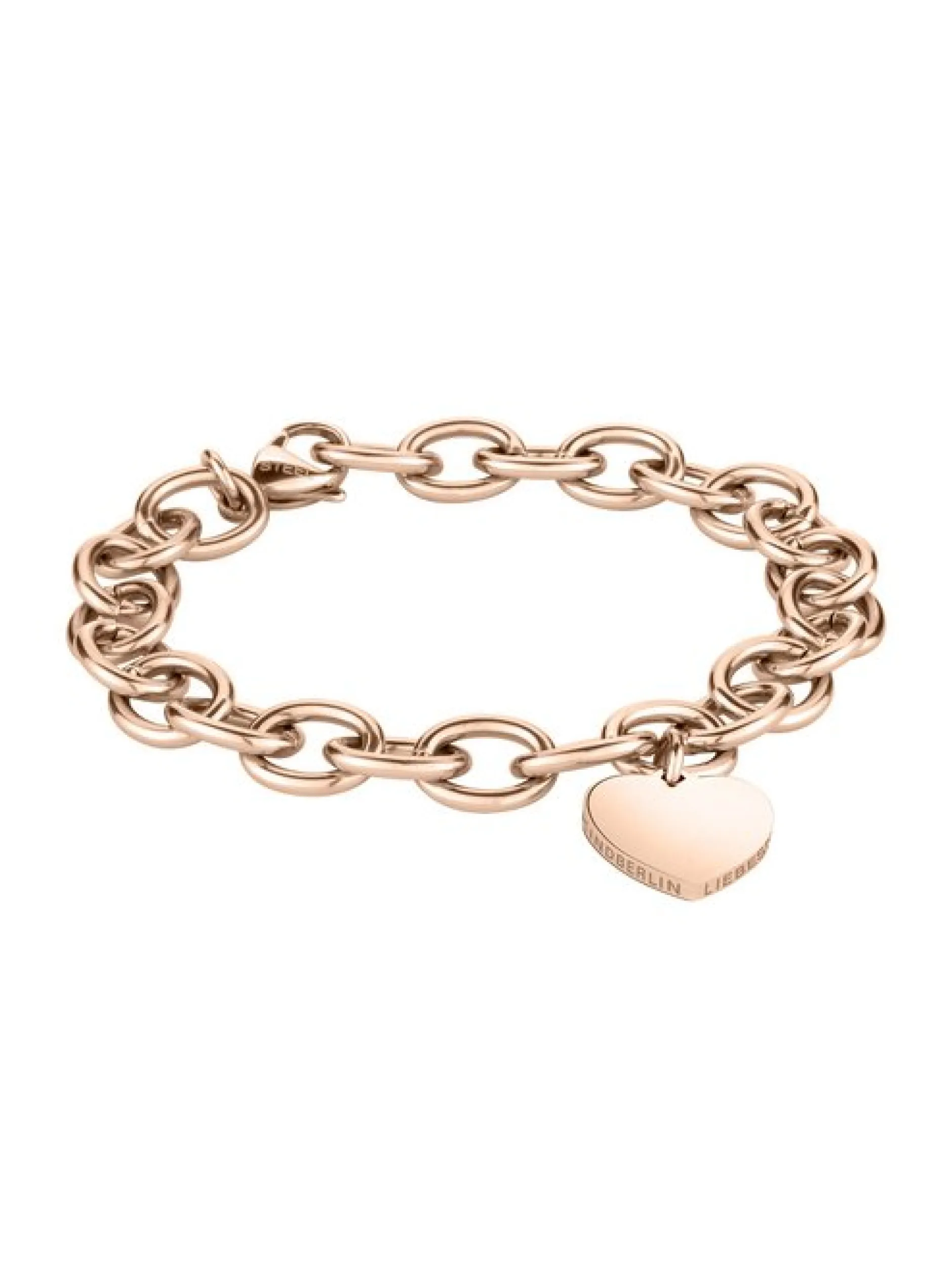 Liebeskind Berlin Damen Armband - Chunky Heart in roségold