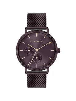 Liebeskind Berlin Damen Armbanduhr - Clean Multifunction in lila