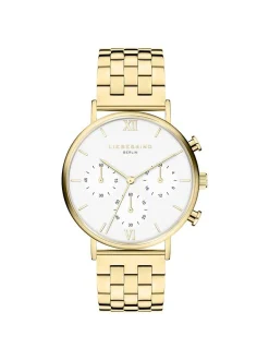 Liebeskind Berlin Damen Armbanduhr - Small Modern Chronograph in gold