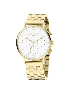 Liebeskind Berlin Damen Armbanduhr - Small Modern Chronograph in gold