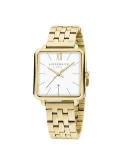 Liebeskind Berlin Damen Armbanduhr - The Classic Square in gold