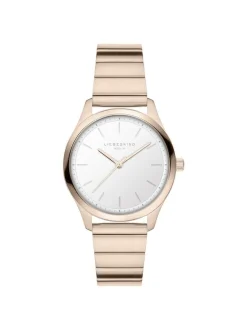 Liebeskind Berlin Damen Armbanduhr - The Round Staple in roségold
