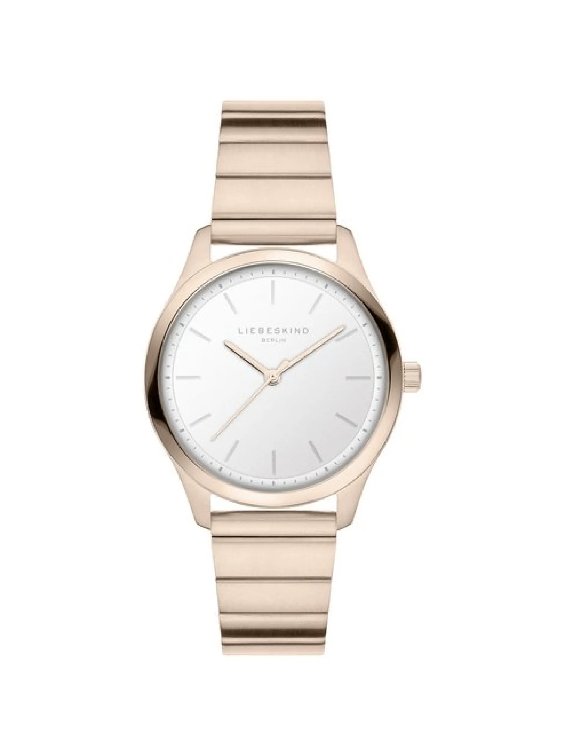 Liebeskind Berlin Damen Armbanduhr - The Round Staple in roségold