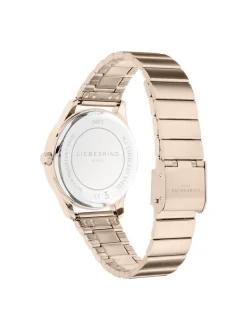 Liebeskind Berlin Damen Armbanduhr - The Round Staple in roségold