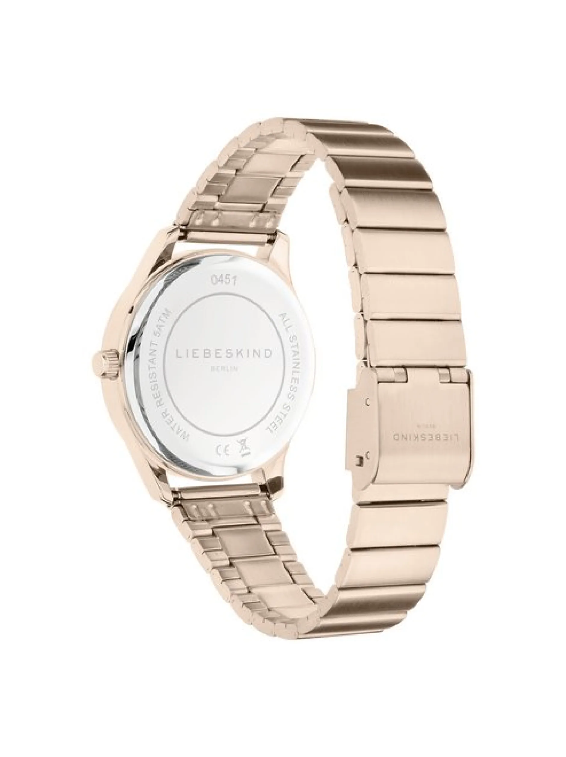 Liebeskind Berlin Damen Armbanduhr - The Round Staple in roségold
