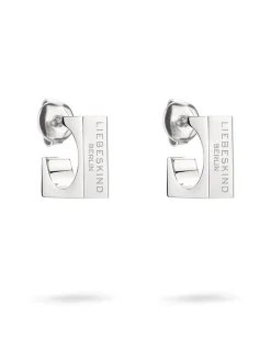 Liebeskind Berlin Damen Creolen - Urban Chic in silber