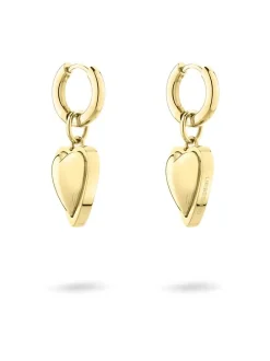 Liebeskind Berlin Damen Creolen - Metal Heart in gold