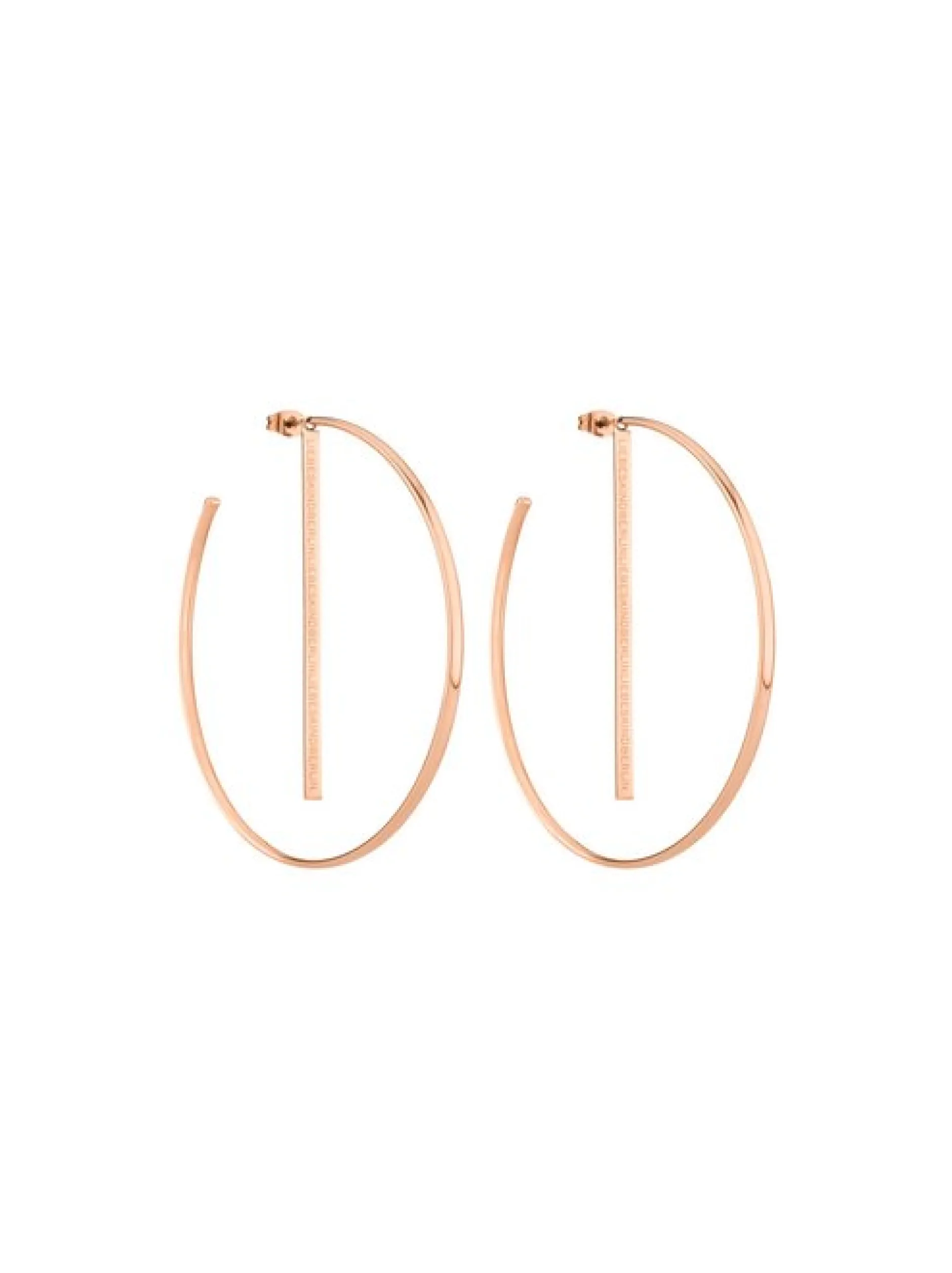 Liebeskind Berlin Damen Creolen - The Basic Big in rosa