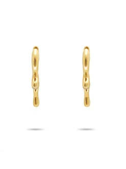 Liebeskind Berlin Damen Creolen - The Melting Organic in gold