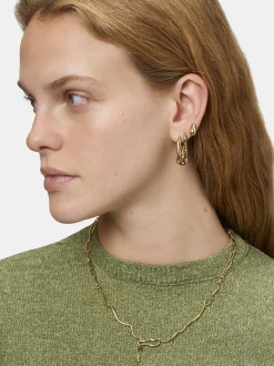 Liebeskind Berlin Damen Creolen - The Melting Organic in gold