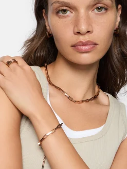 Liebeskind Berlin Damen Creolen - Urban Chic in gold