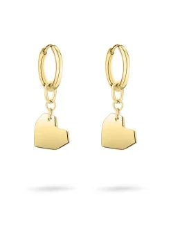 Liebeskind Berlin Damen Creolen - Urban Heart in gold