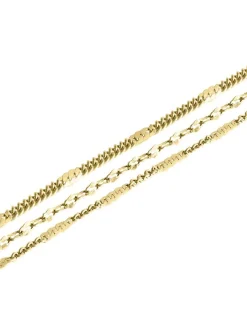 Liebeskind Berlin Damen Fußkette - Sparkling With Layers in gold