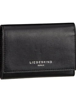 Liebeskind Berlin Damen Geldbörse - Linn M Sheep Natural in schwarz