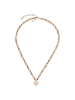 Liebeskind Berlin Damen Halskette - Broken Heart Chunky in roségold