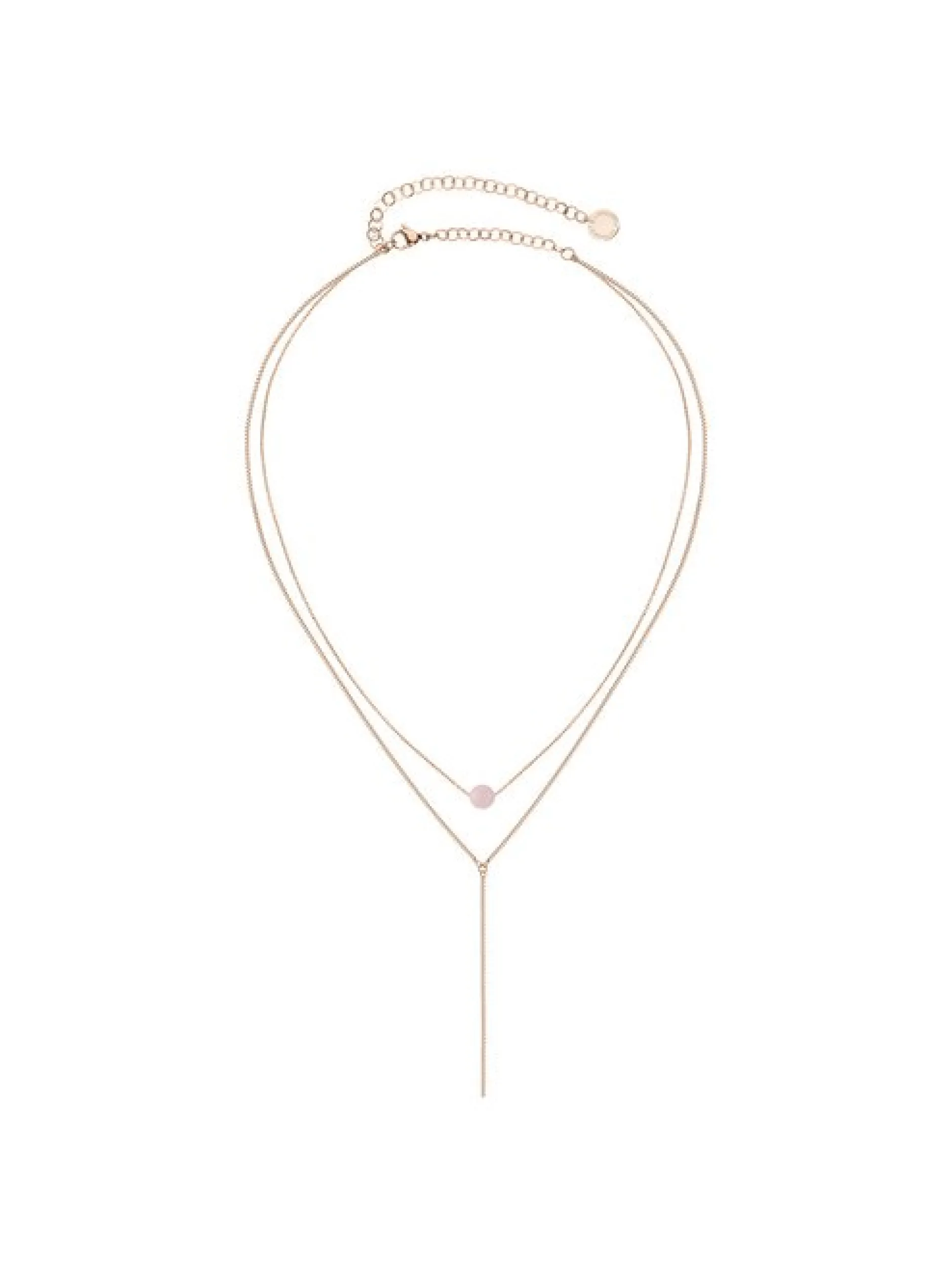 Liebeskind Berlin Damen Halskette - Chain Bead Mix in roségold