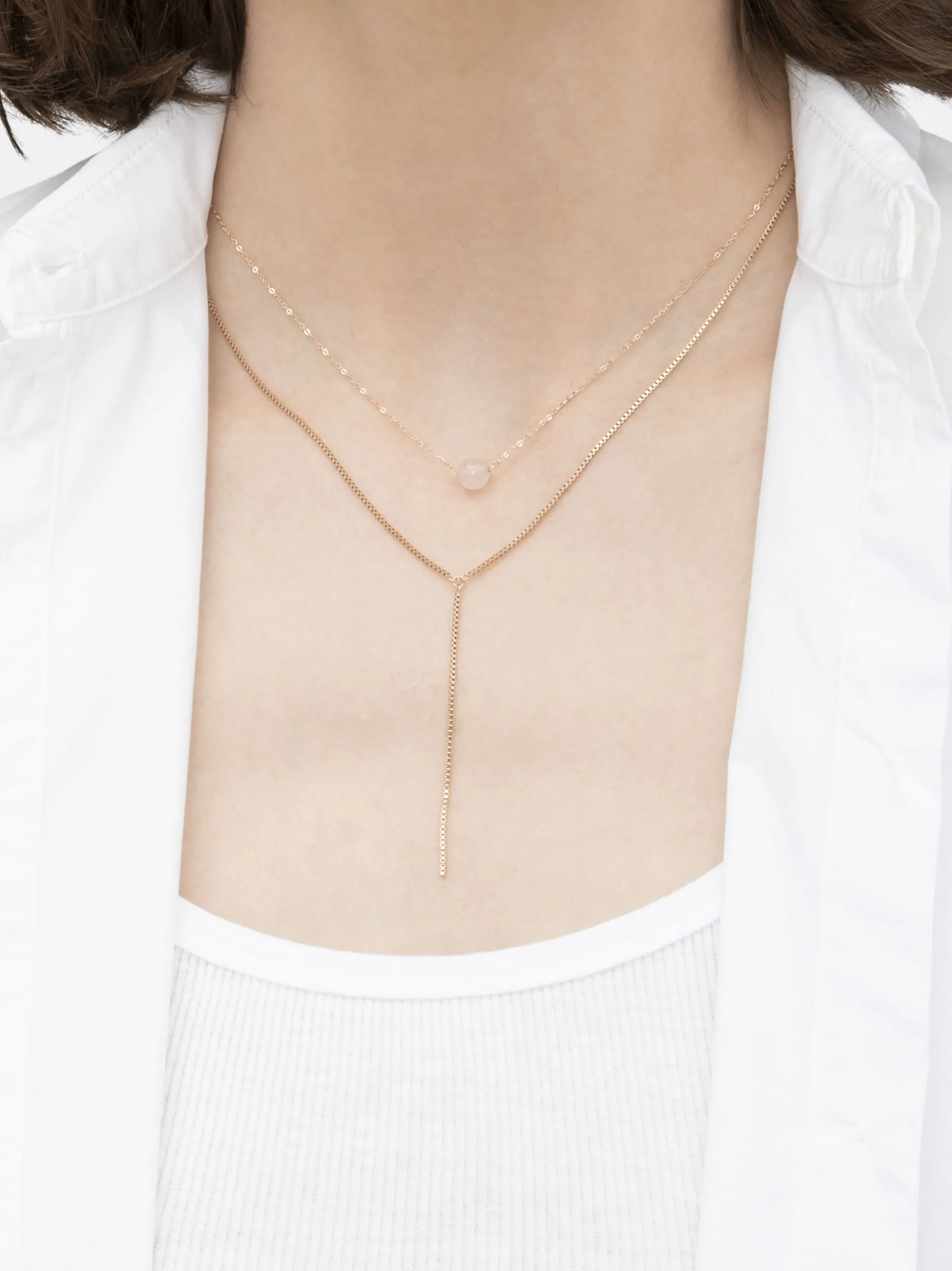 Liebeskind Berlin Damen Halskette - Chain Bead Mix in roségold