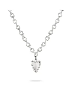 Liebeskind Berlin Damen Halskette - Metal Heart in silber