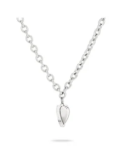 Liebeskind Berlin Damen Halskette - Metal Heart in silber