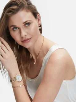 Liebeskind Berlin Damen Halskette - Modern Pearl in roségold
